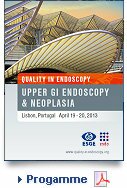 Programme: ESGE/ESDO Symposium - Quality in Endoscopy: Upper GI endoscopy and neoplasia