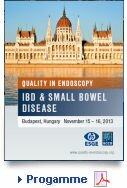 Programme: ESGE/ECCO Symposium - Quality in Endoscopy: IBD & small bowel disease